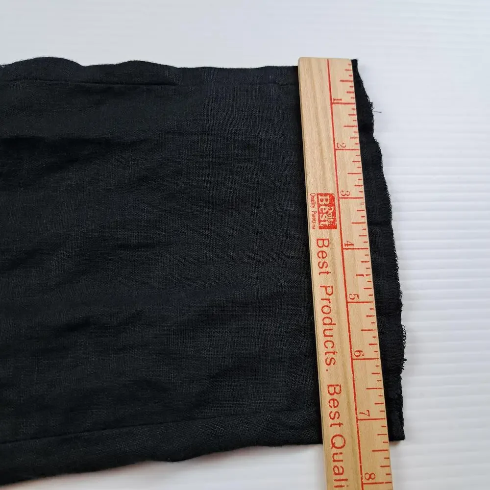 Banana Republic Pants Womens 10 Black 100% Linen Ankle Lightweight Career Office